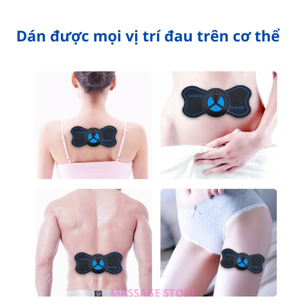 Máy Massage xung điện Âu Mỹ,máy massage cổ vai gáy lưng bằng xung tần sô thấp,giúp lưu thông kinh mạch làm mềm cơ,thúc đẩy tuần hoàn máu,giảm đau mỏi nhanh chóng ngay sau khi sử dụng