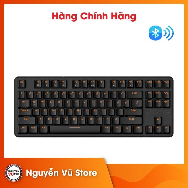 Bàn phím cơ không dây Dareu EK807G Black - Hàng Chính Hãng