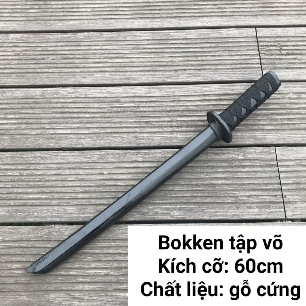 (Có Sẵn) Thanh Bokken bằng gỗ căm xe cực kỳ chắc chắn dùng để tập võ Kendo, Laido, Aikido