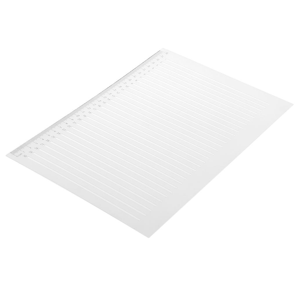 Nhựa Mềm Thước Thẳng Đo Công Cụ Stencil cho Học Sinh Sinh Viên Trường Văn Phòng