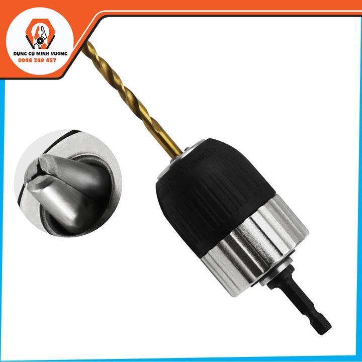 Đầu kẹp mũi khoan 2-13mm - Đầu chuyển đổi máy khoan chuôi lục giác