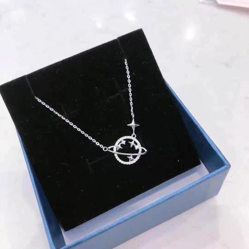 Dây chuyền nữ- Dây chuyền bạc liền mặt phong cách Hàn Quốc siêu xinh BẠC CHUẨN