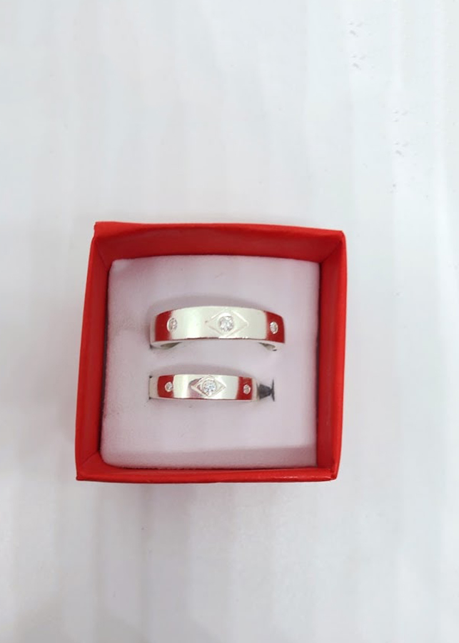 Nhẫn Đôi - Mẫu 34-NĐ0034-Cỡ Trung