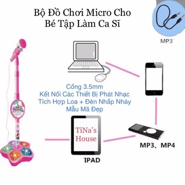 Bé làm ca sĩ- Micro Hát Karaoke Cho Bé, Bộ Đồ chơi micro đứng màu đen siêu nhân y hình- Kết Nối Các Thiết Bị Phát Nhạc Tích Hợp Loa Và Đèn Nhấp Nháy