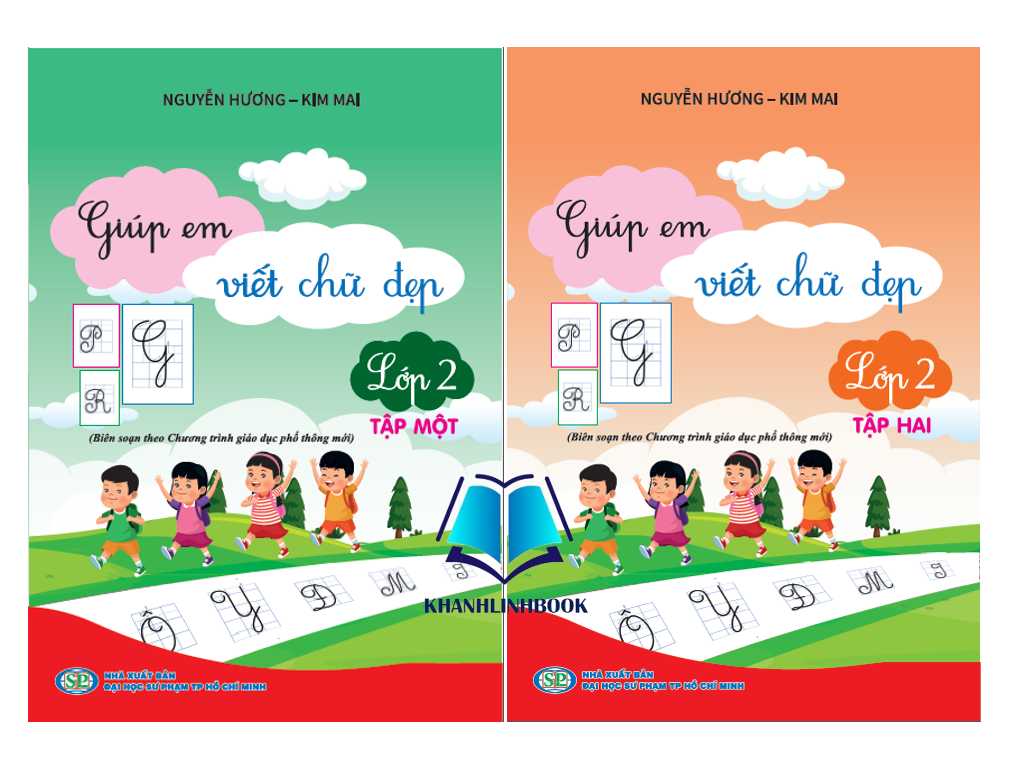 Sách - Giúp em viết chữ đẹp Lớp 2 tập 1 + 2