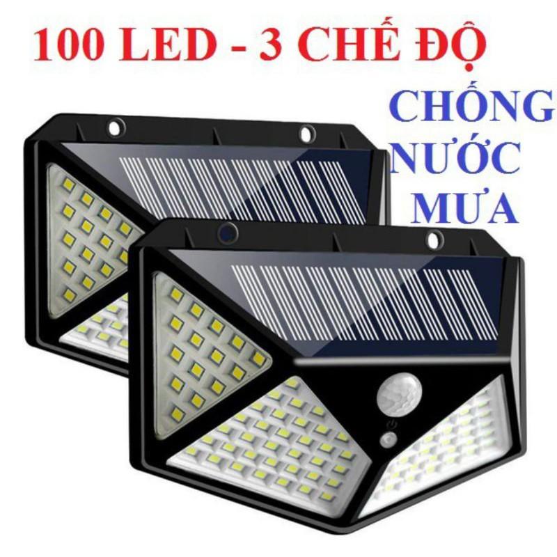 Đèn năng lượng cảm biến mặt trời 100 led