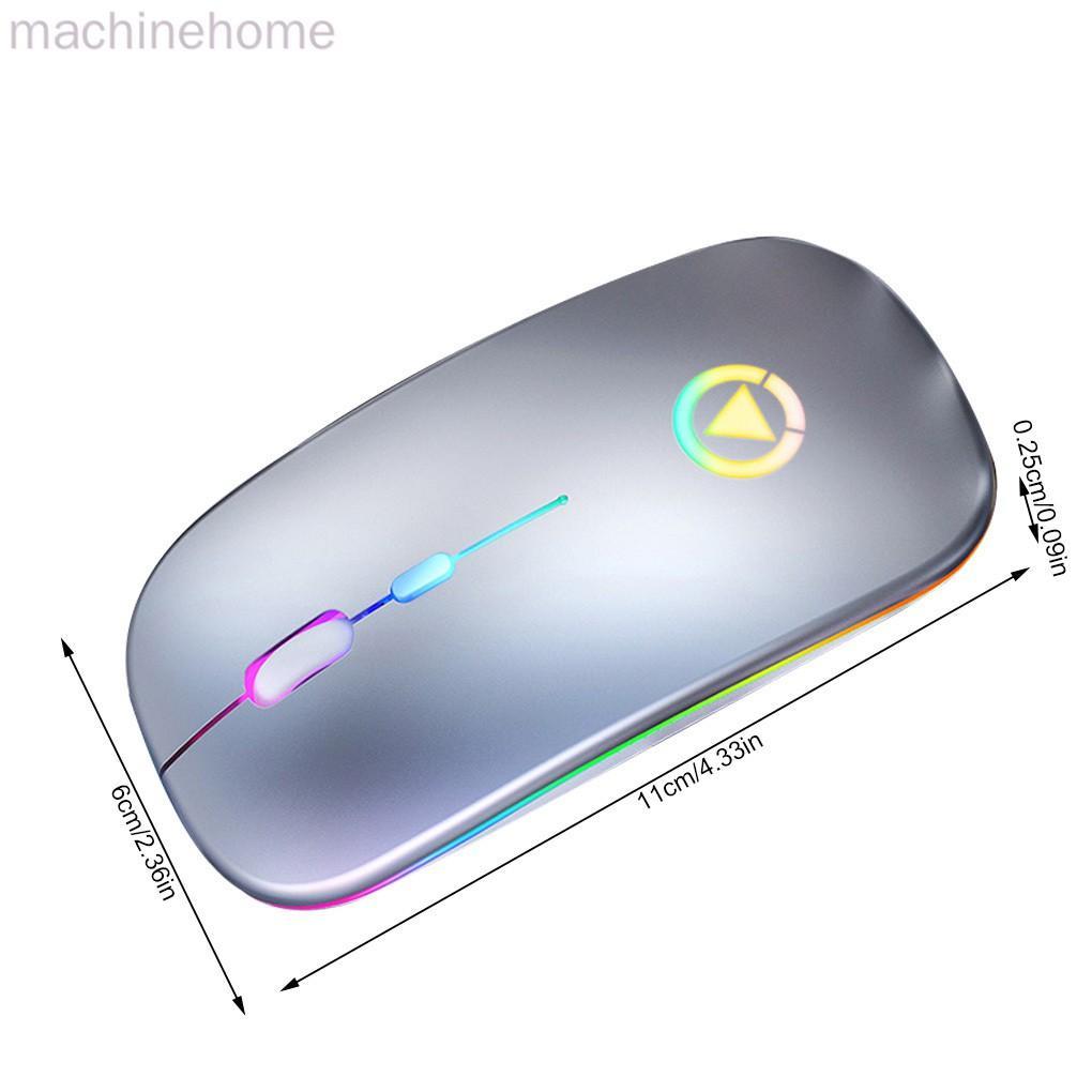Chuột không dây Không Gây Tiếng Ồn Có Thể Sạc Lại Dành Cho PC Laptop