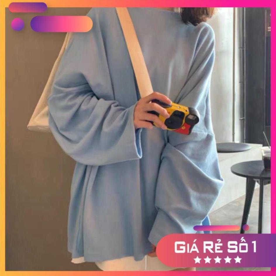 Áo thun tay dài form rộng unisex Wind Basic Long Tea sweater phong cách Ulzzang Wind