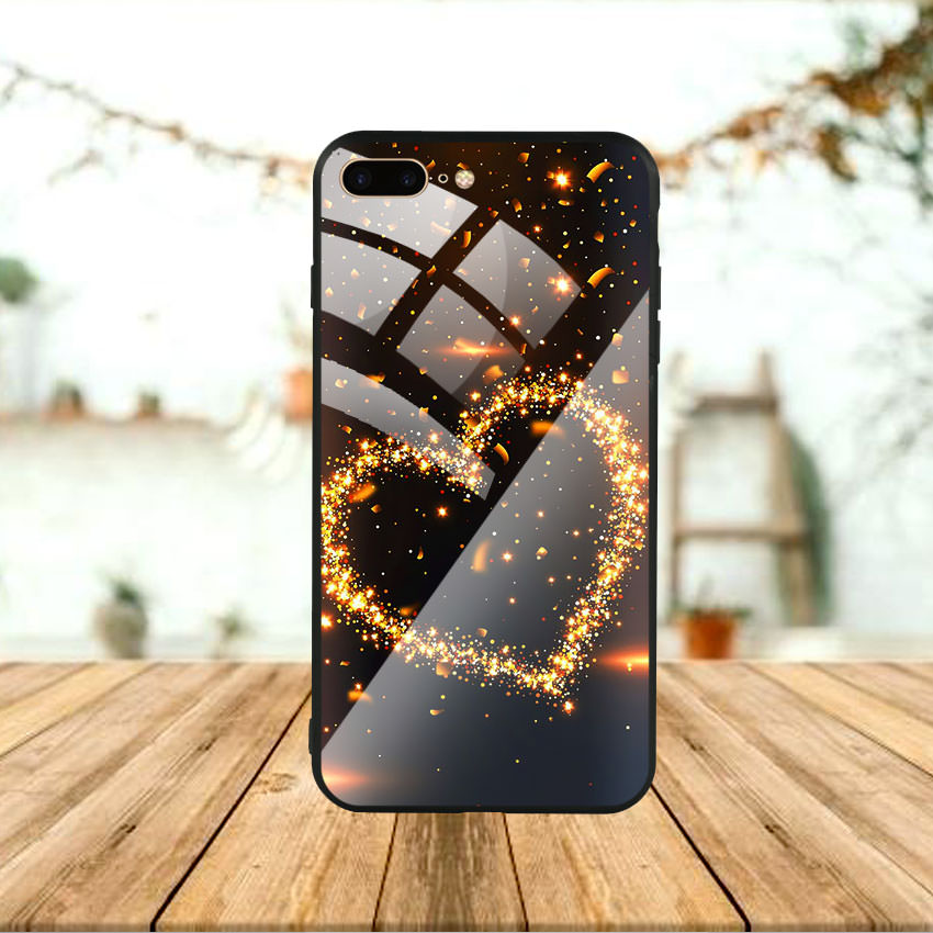 Ốp Lưng Kính Cường Lực cho điện thoại Iphone 7 Plus / 8 Plus - Heat 09