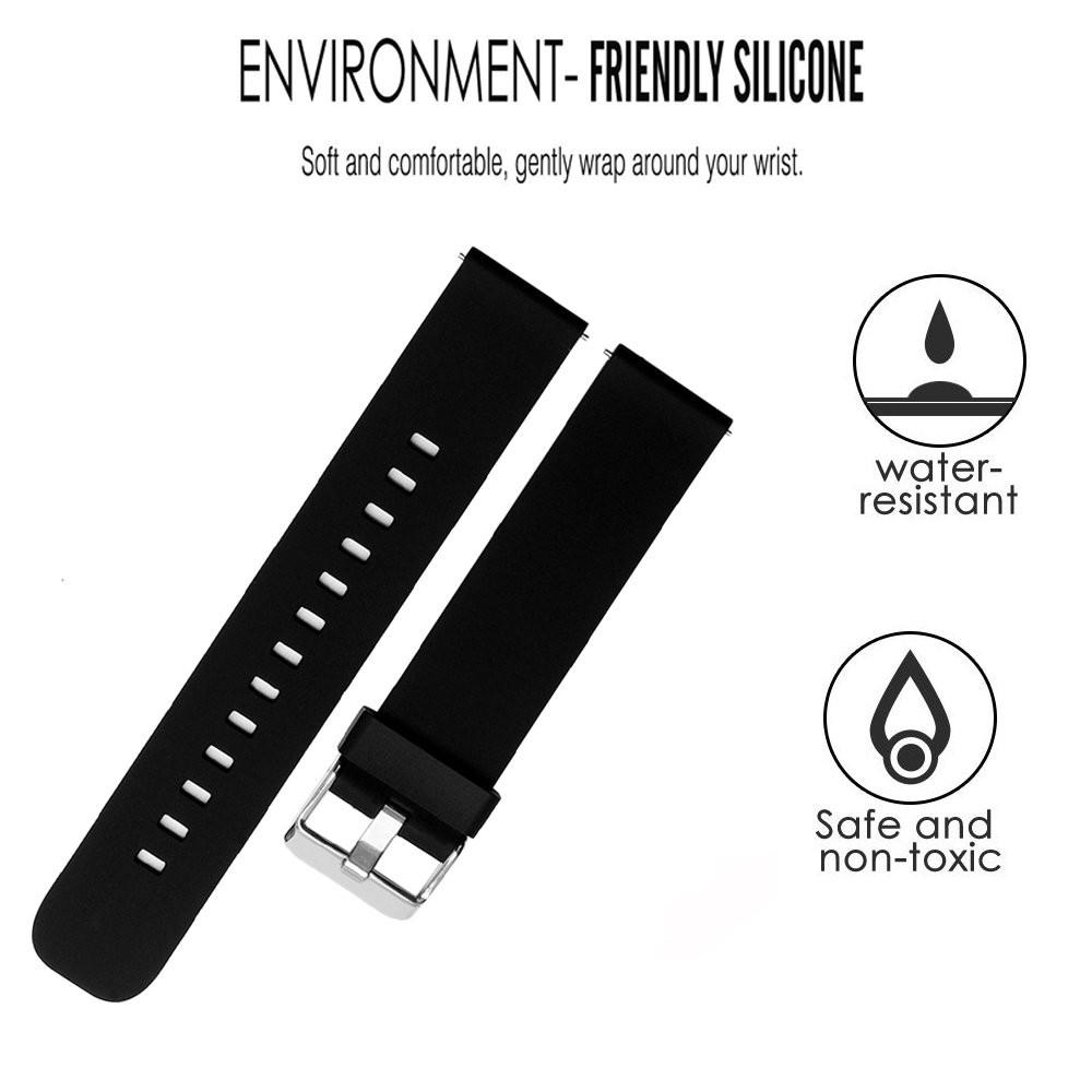 Dây đeo silicon mềm cho đồng hồ thông minh Huami Amazfit Bip Lite Bip S U