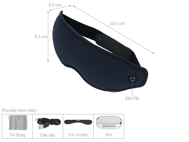 Máy massage mắt Philips PPM2301 Hàng chính hãng