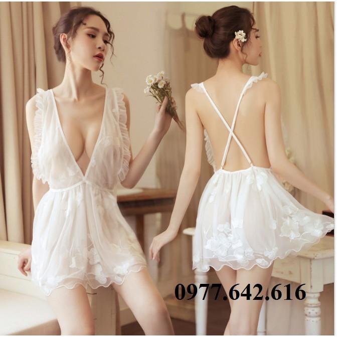 Hình ảnh Váy ngủ quảng châu cao cấp G20 – Váy ngủ sexy ren – Váy ngủ gợi cảm – Đầm ngủ ren hoa – Đồ ngủ sexy – Váy ngủ sexy