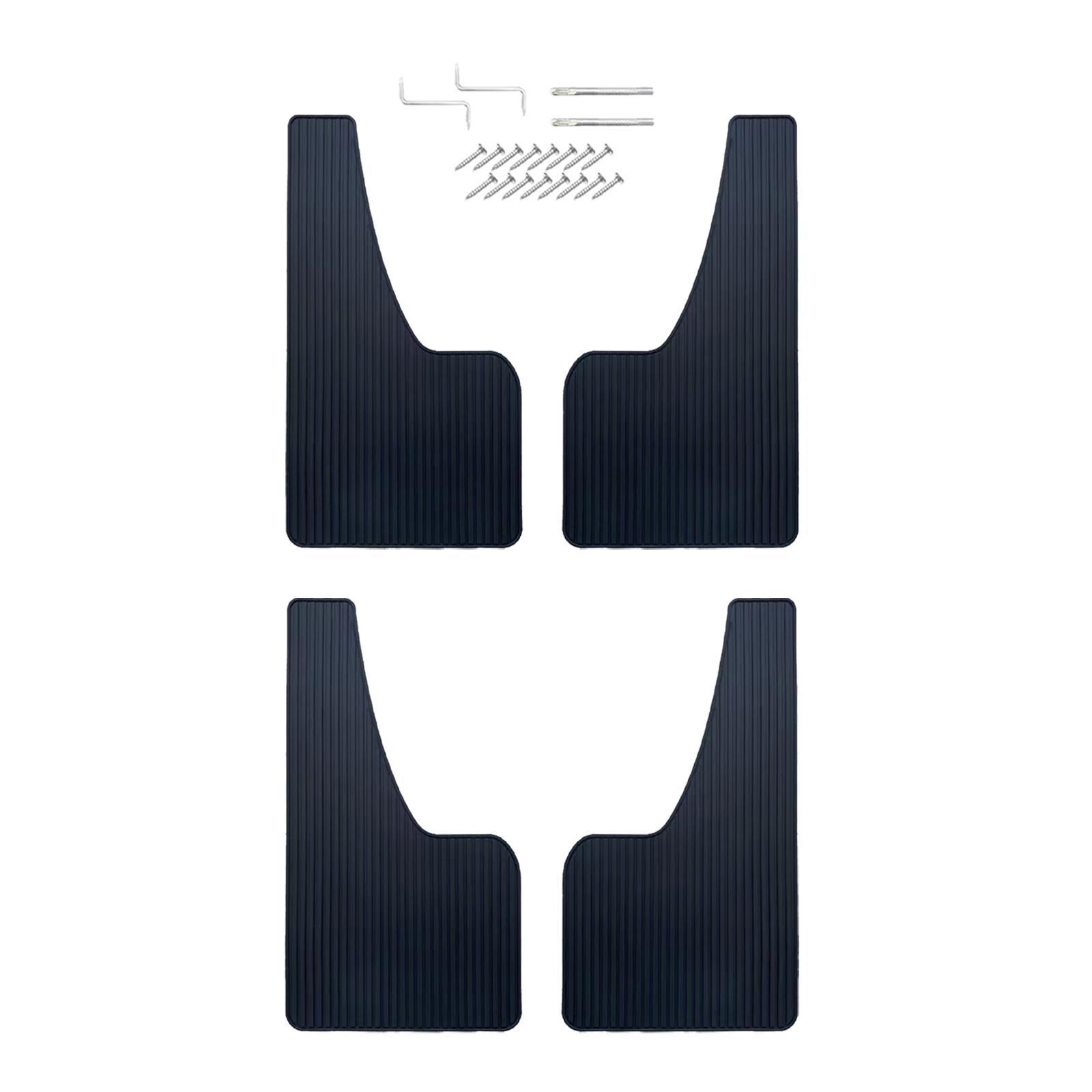 Universal Car Mud Flaps, No Collision Scratch Resistant with Hardware Tire Guard Mudflaps for Car ,Pickup ,SUV Quality