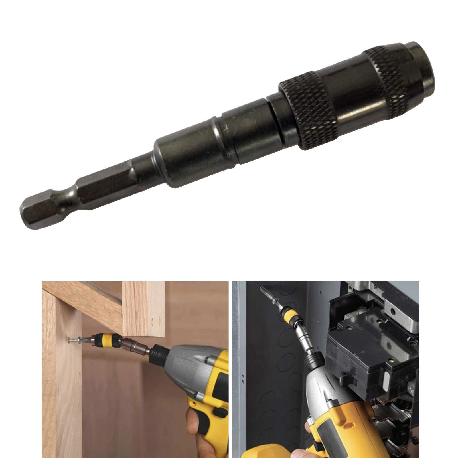 2 PCS Flexible  Screw Drill Tip Quick Release Extension Hex Shank