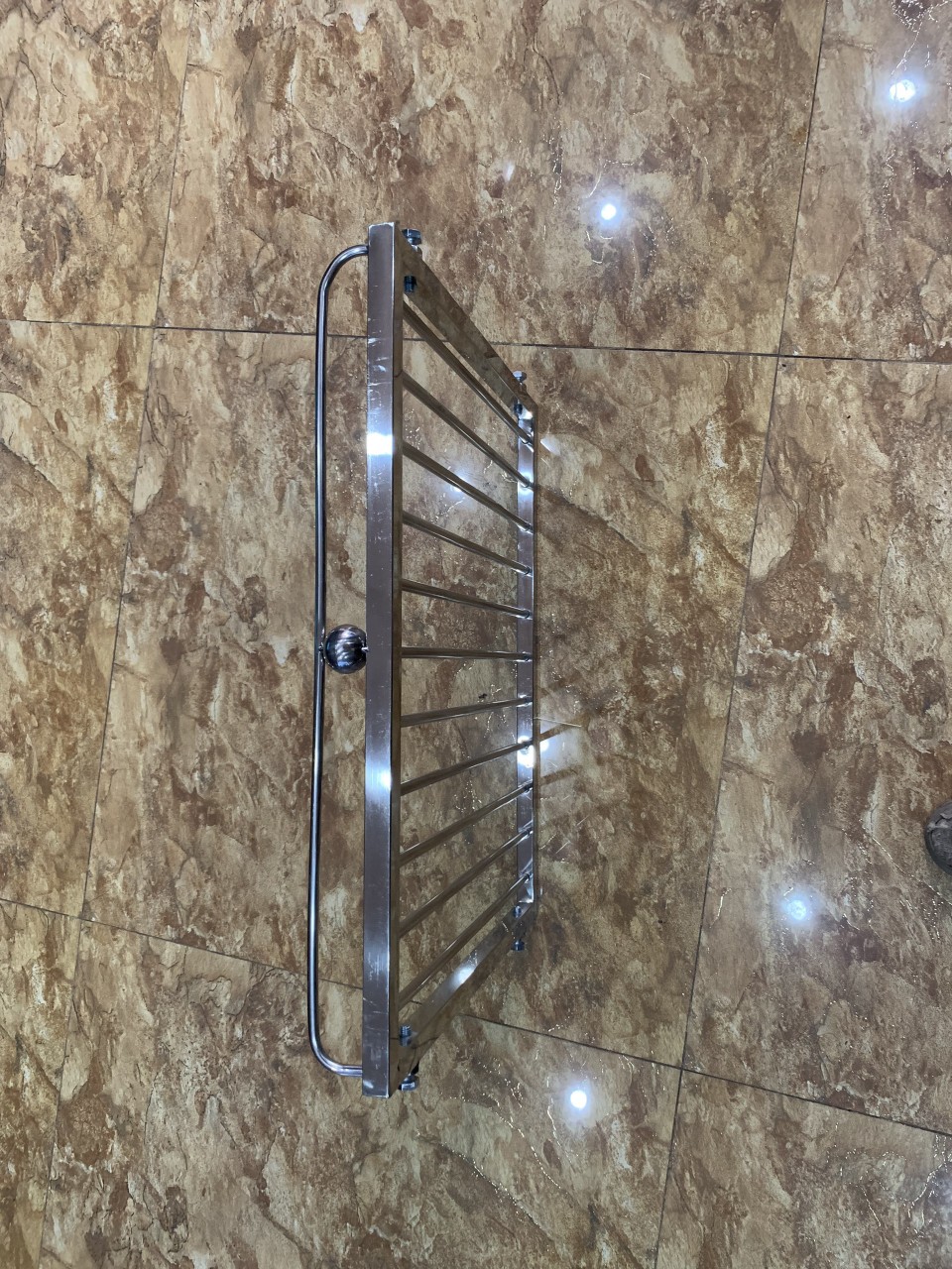 GIÁ GẦM BẾP , KỆ ĐỂ ĐỒ NHÀ BẾP INOX 304 .KT 55 X 50 CM
