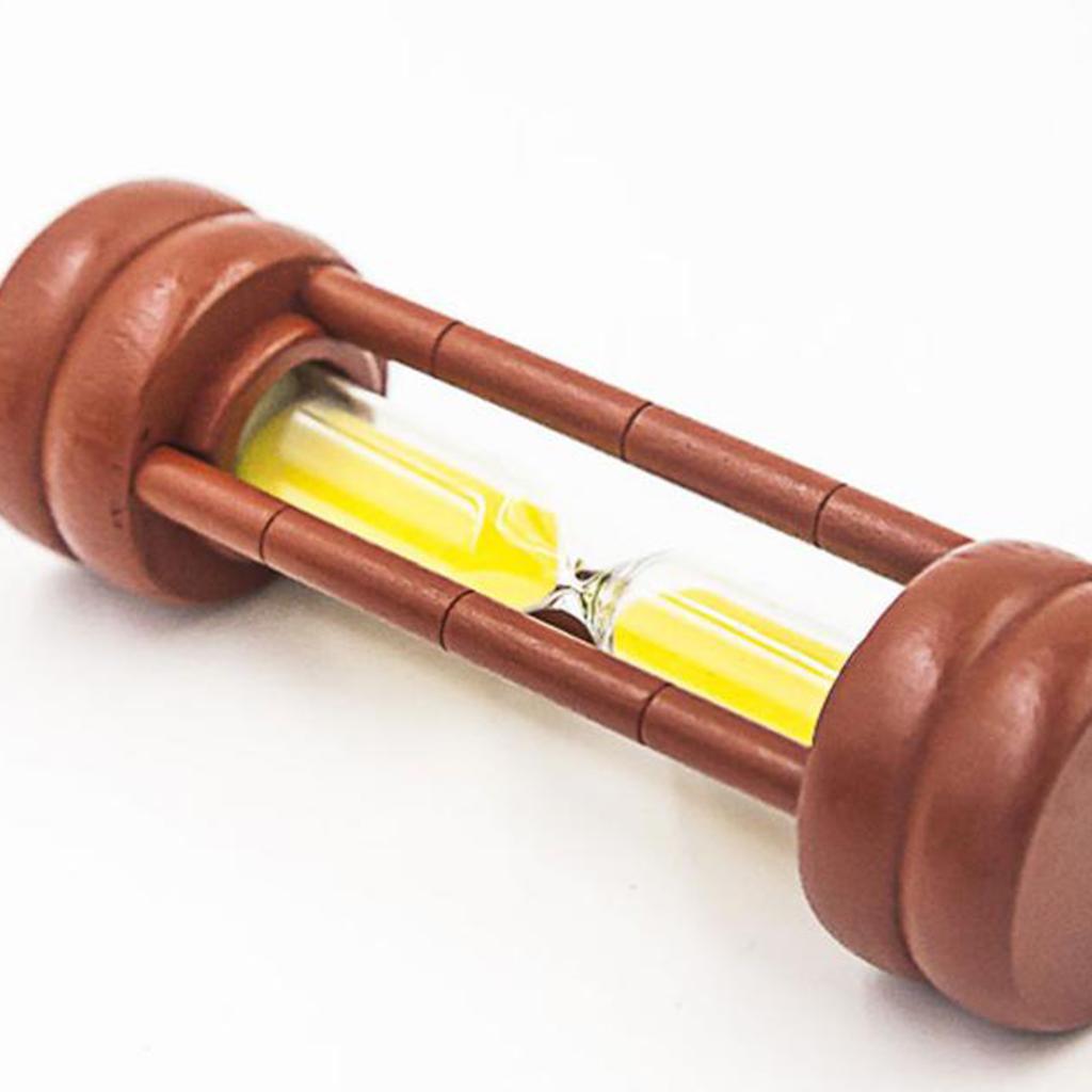 Sand Clock Hourglass Timer for Kitchen Yoga Kid Game -Yellow Sand