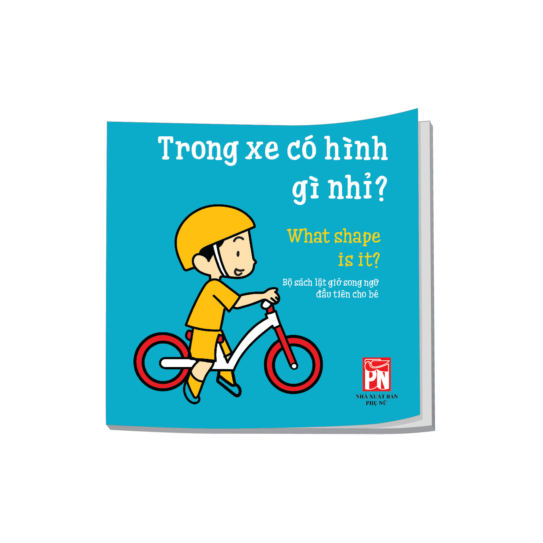 Sách vải lật giở SONG NGỮ ANH - VIỆT: Trong xe có hình gì nhỉ?