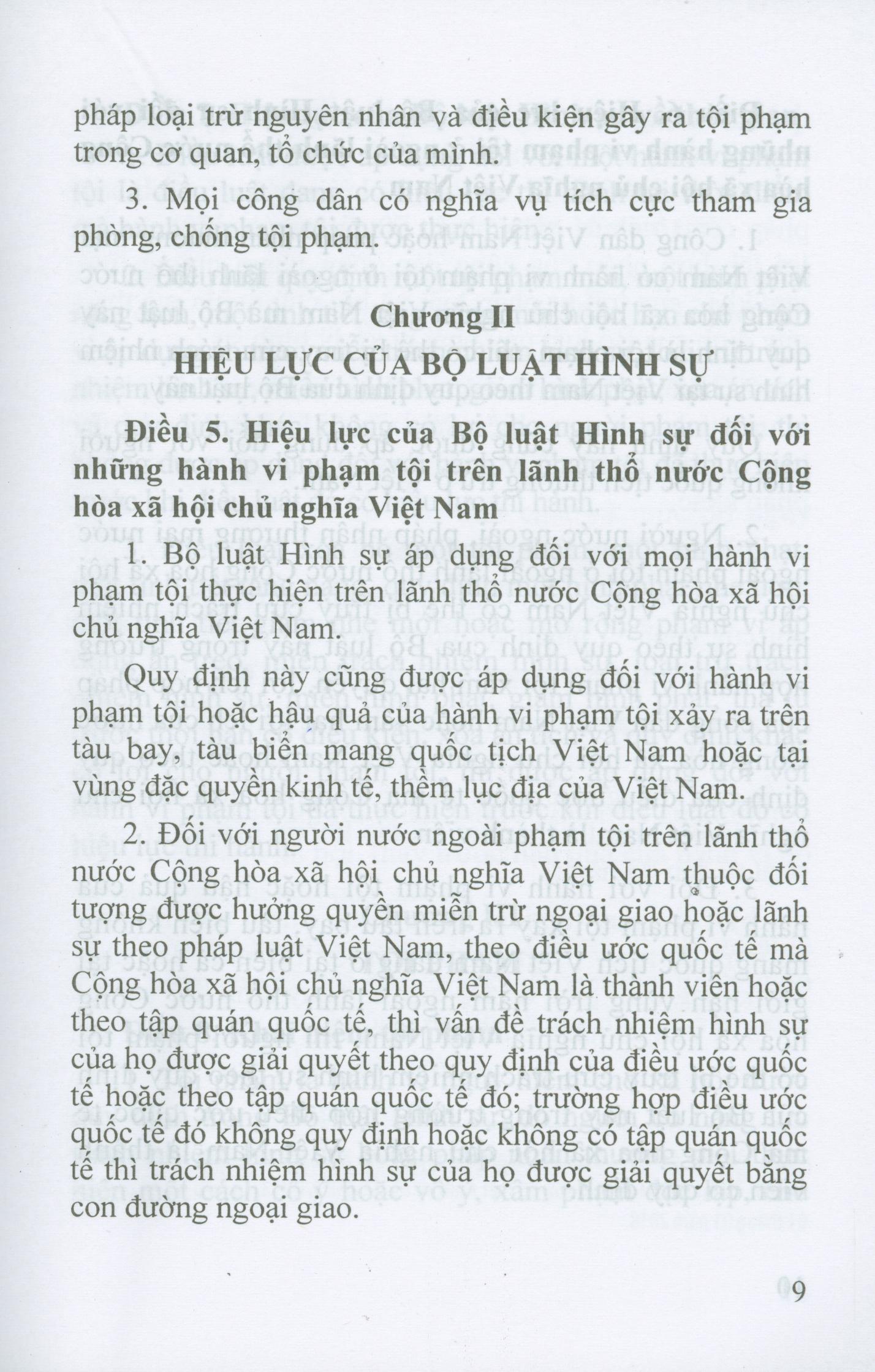 Bộ Luật Hình Sự Năm 2015 Sửa Đổi, Bổ Sung Năm 2017