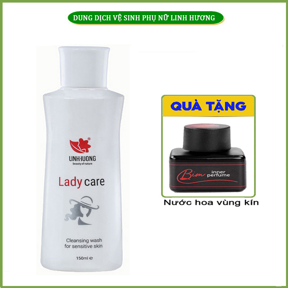 Dung Dịch Vệ Sinh Phụ Nữ LADY CARE Linh Hương Beauty Of Nature giúp ngăn ngừa viêm nhiễm, làm hồng, se khích và lưu hương 150ml tặng nước hoa Bim