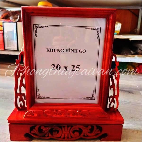 Khung Hình Gỗ Bàn Thờ(hình 20*25 cm)