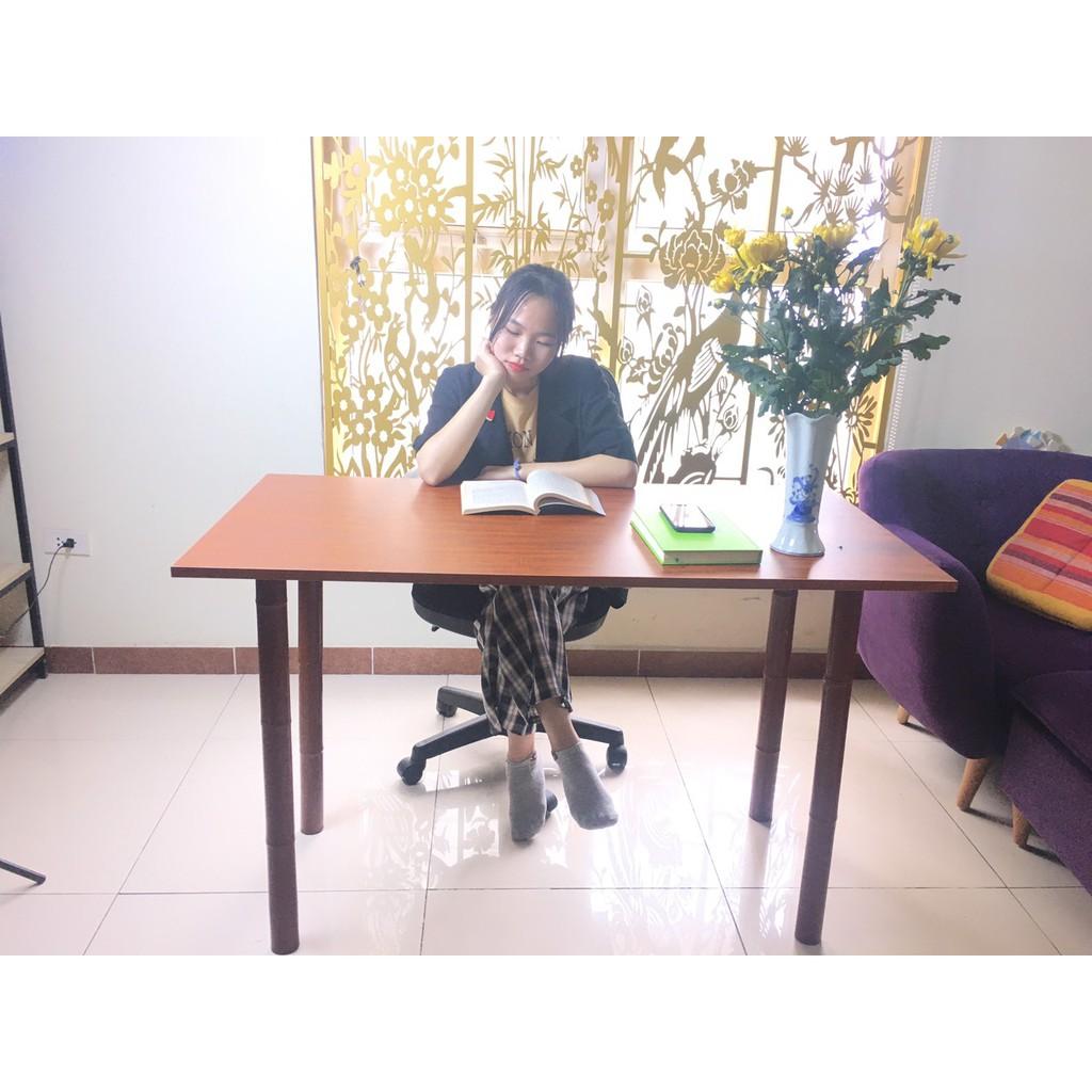 Bàn gỗ đa năng, bàn học, bàn làm việc gỗ mdf cao cấp 100x60cm kèm Ảnh thật + Video
