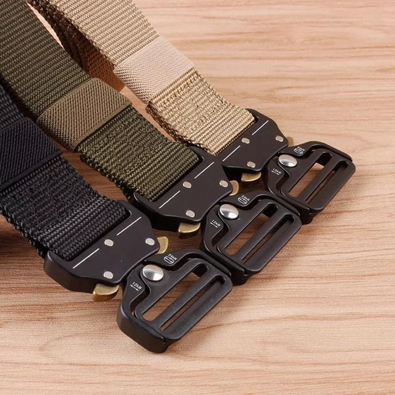 Chiến Thuật Quân Đội Dây Ngoài Trời Nylon Thon Eo Với Tự Động Khóa Kim Loại Phụ Kiện Móc Treo Cho Săn Bắn Cảnh Sát Làm Nhiệm Vụ Nam Quân Sự