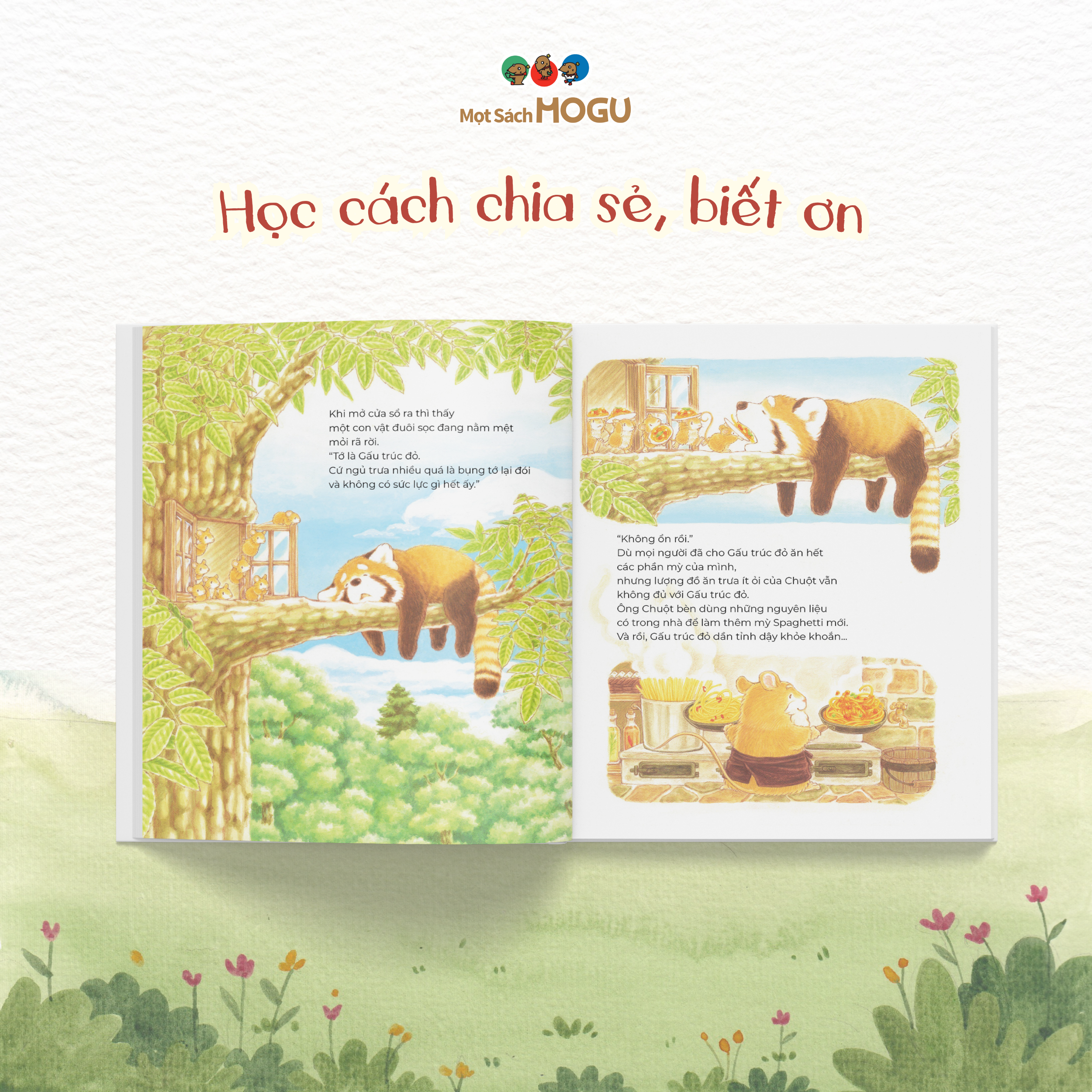 Truyện Ehon bé 3-4-5 tuổi - Tiệm mỳ lừng danh