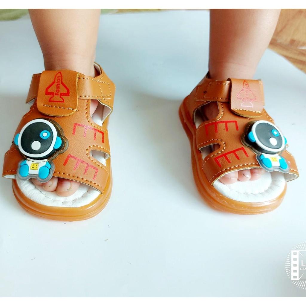 Dép Sandal Bé Trai - Bé Gai Đế Kết Size 21-25