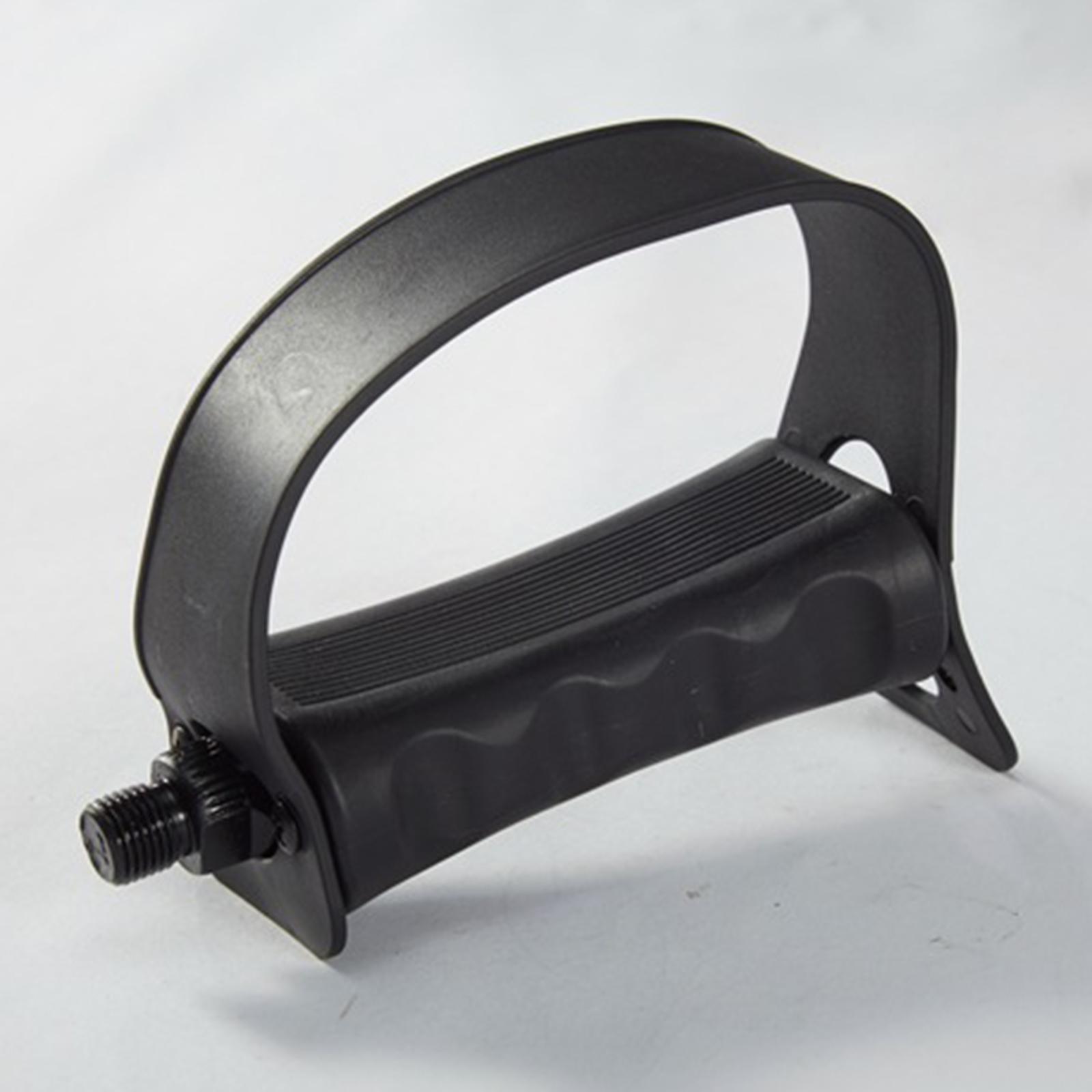 Exercise Bike Pedals with Straps 9/16'' or 1/2'' Non Slip Platform Pedal Short