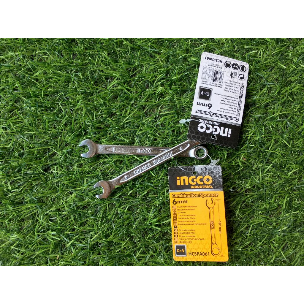 Các loại cờ lê vòng miệng Ingco HCSPA nhiều size 6mm, 8mm, 9mm, 10mm, 12mm, 13mm, 14mm sử dụng sửa chữa, DIY