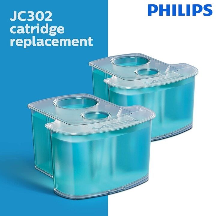 Bình nước rửa máy cạo râu Philips Cleaning cartridge JC302/52 - Hàng chính hãng