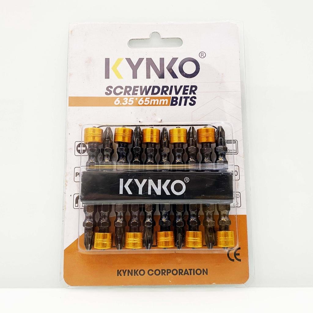 Mũi bắn vít 2 đầu PH2 chống sốc chiều dài 65mm CÓ VÀ KHÔNG CÓ NAM CHÂM KYNKO CHÍNH HÃNG