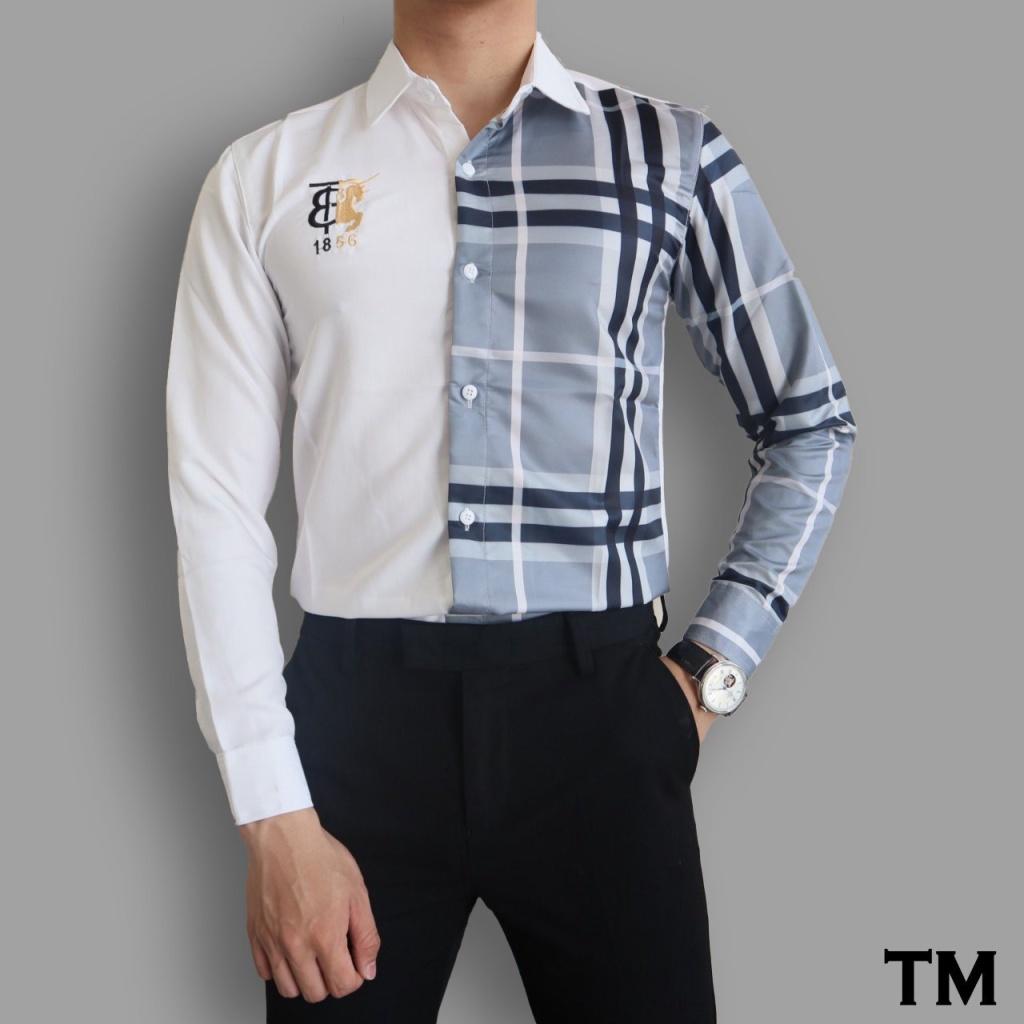 ÁO SƠ MI NAM CARO THỜI TRANG LUXURY ĐẲNG CẤP NHÃN HIỆU - PHONG CÁCH NAM ,SOÁI CA HOT HIT THỜI TRANG NAM 1986