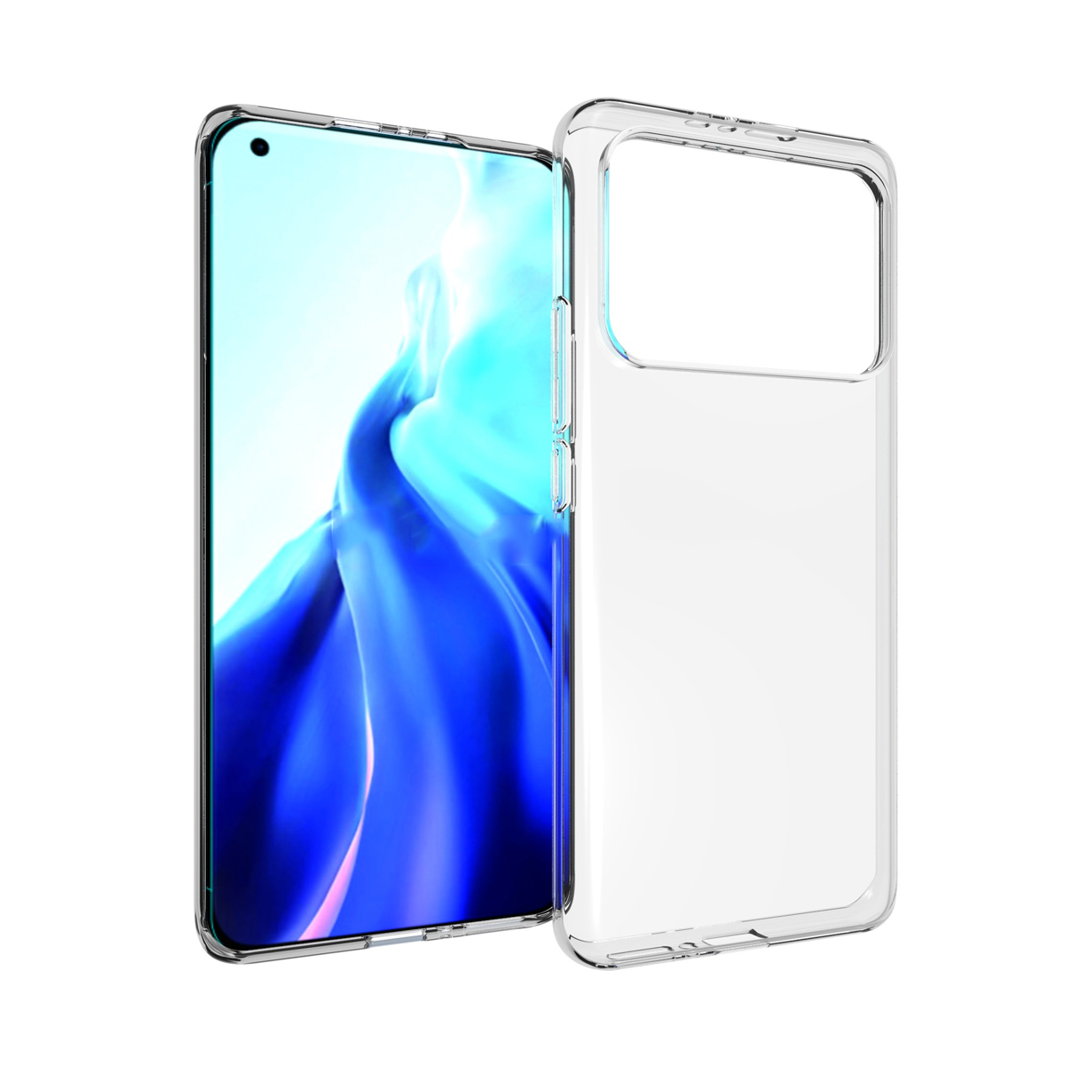 Ốp lưng silicon trong suốt cho điện thoại Xiaomi Redmi Note 10 Pro/ Mi 11/ Mi11 Ultra