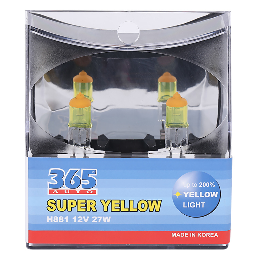 Bóng Đèn Phá Sương 365-Auto H881 Super Yellow (27W) - Vàng