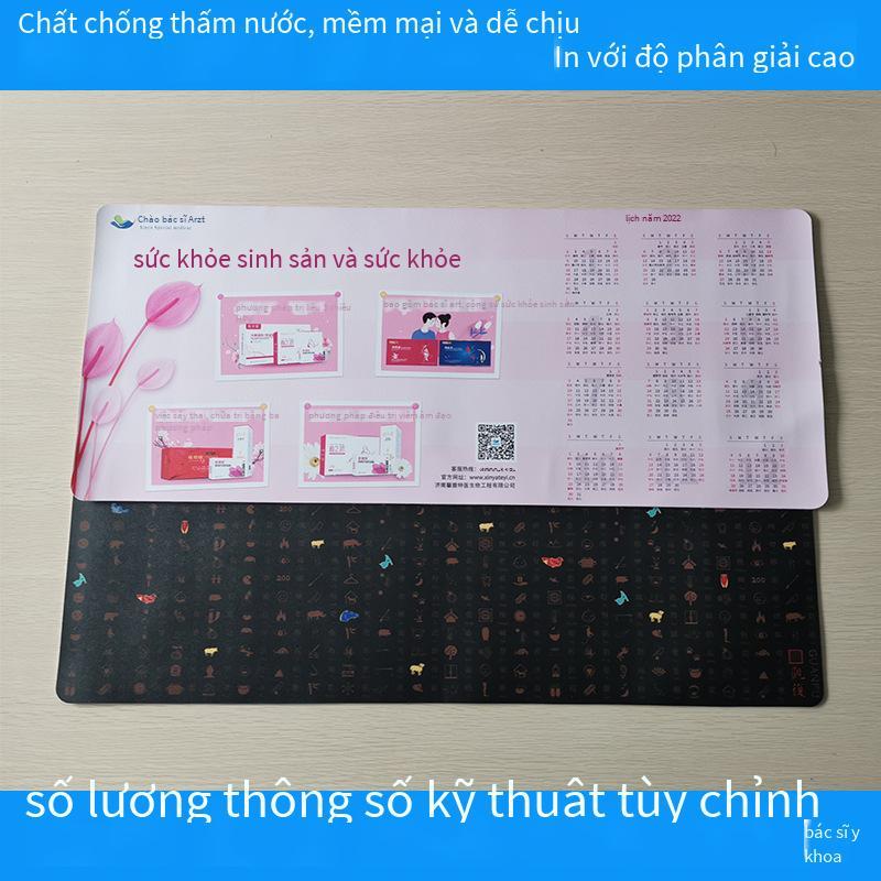 Phong cách mới nhất mới lớn và nhỏ miếng lót chuột bằng da mờ bàn máy tính tùy chỉnh