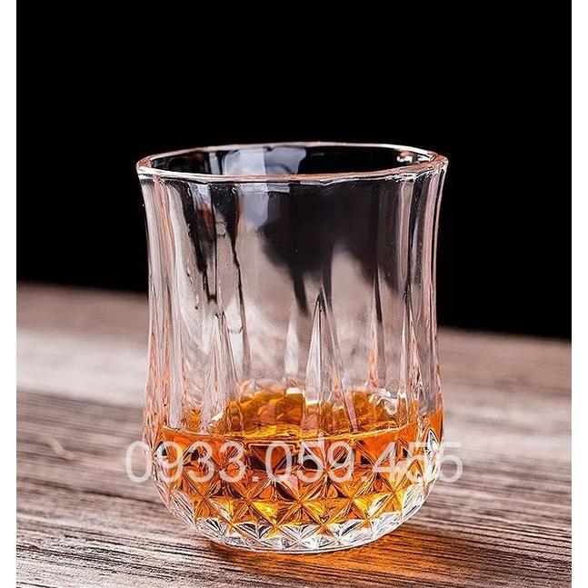 Bộ Bình Rượu Thủy Tinh Kim cương Bầu dục Bình Chai Ngâm Rượu Nhân Sâm