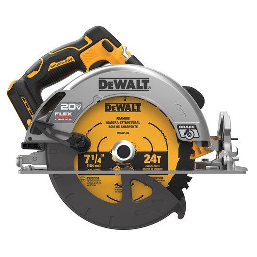 Thân Máy Cưa Đĩa 184mm Dùng Pin DEWALT FLEXVOLT 20/60V DCS573N-KR (CHƯA KÈM PIN, SẠC)- Chính Hãng - SKU DCS573 DCS573N