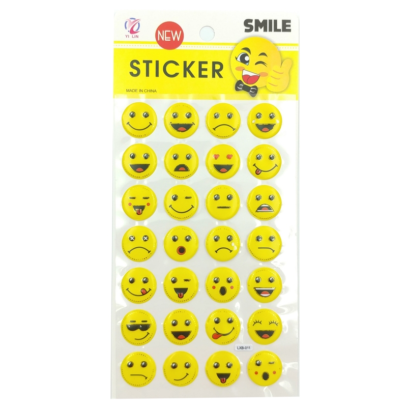 Sticker Mặt Cười Nhiều Hình (Mẫu Sản Phẩm Bên Trong Là Ngẫu Nhiên)