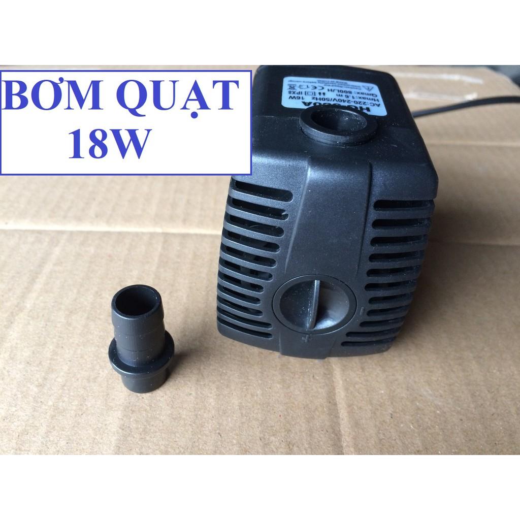 Bơm quạt hơi nước 18W đen -tự ngắt