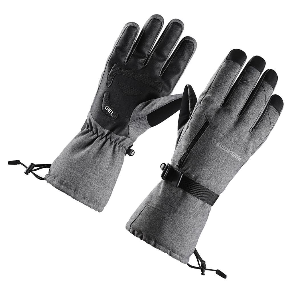 Cycling Gloves Windproof  Touchscreen Gloves Cold Weather Warm Gloves Windproof Winter Sports Gloves for Running Driving Ski Snowboard Snow