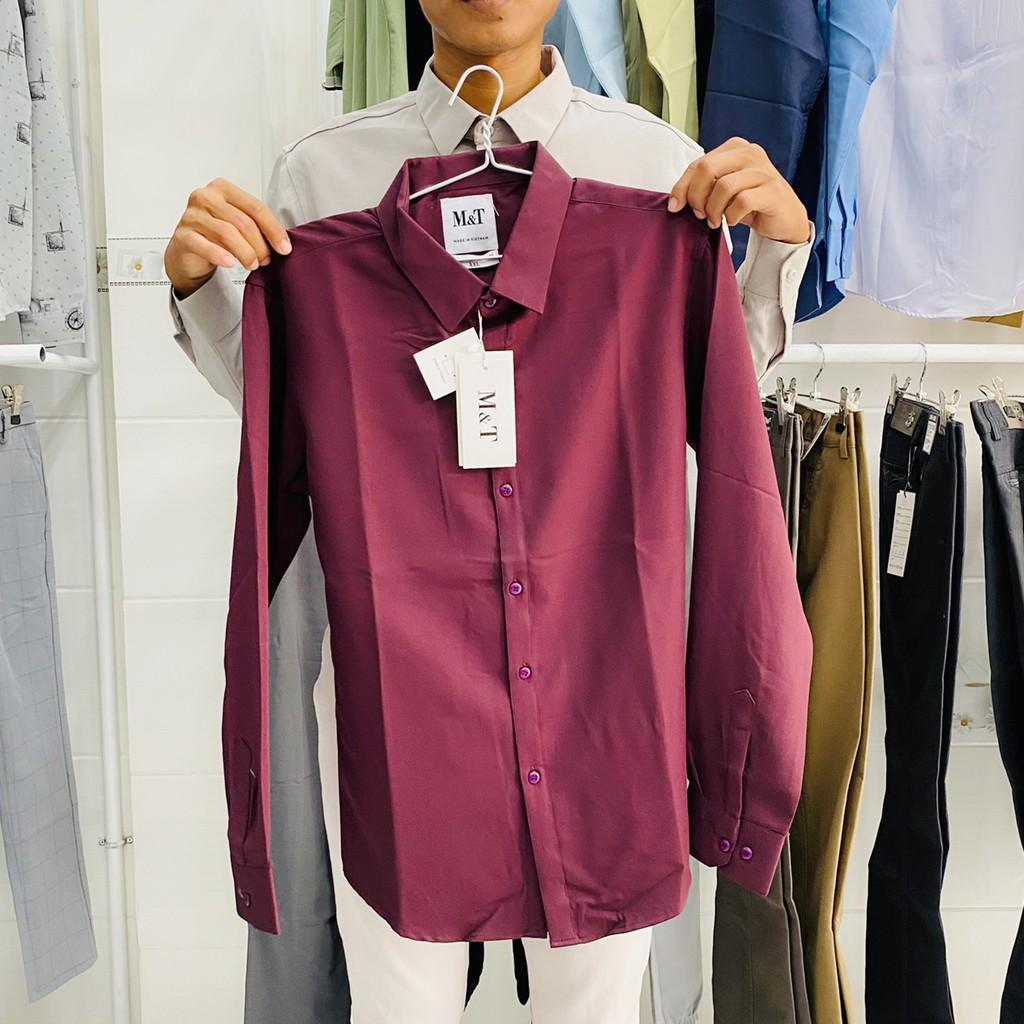 Áo Sơ Mi Nam Dài Tay Thời Trang Slim Fit Hàng Xuất Khẩu Chất Lượng