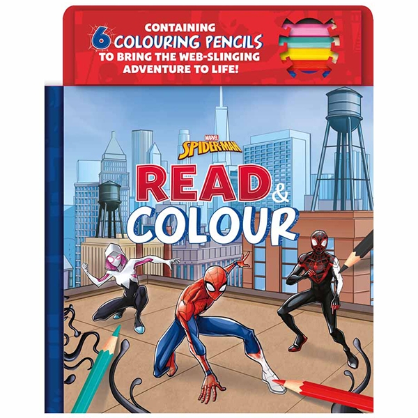 Marvel Spider-Man: Read &amp; Colour