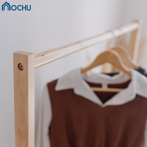 Giá Treo Quần Áo Gỗ Thông OCHU - Single Hanger