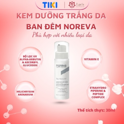 Kem dưỡng trắng da ban đêm Noreva Trio White Xp Anti - Dark Spot Night Care 30ml