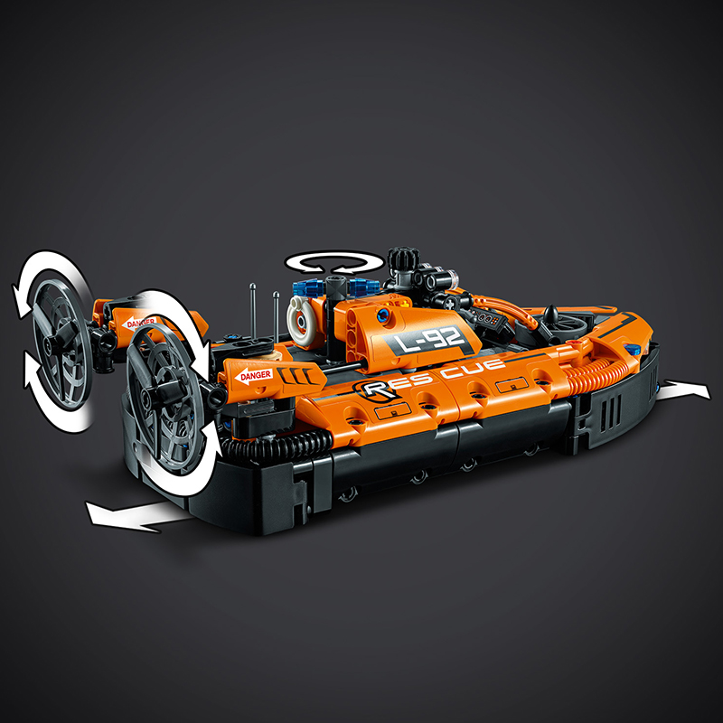 LEGO TECHNIC 42120 Ca nô Đệm Khí Cứu Hộ (457 chi tiết)