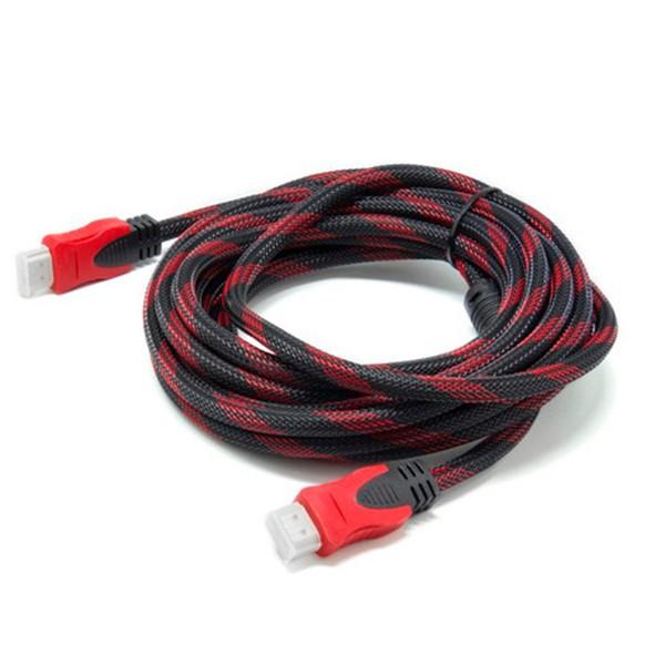 Dây cáp HDMI tròn lưới 3m chống nhiễu cao cấp