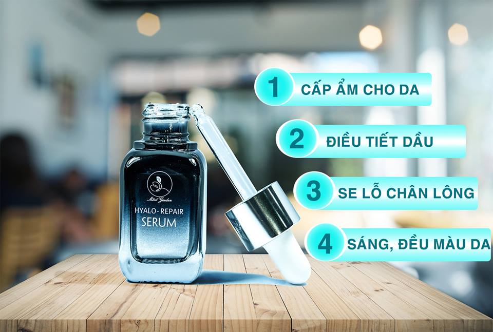 Serum Hyalo Repair dưỡng da chuyên sâu, giảm quá trình lão hóa MINIGARDEN