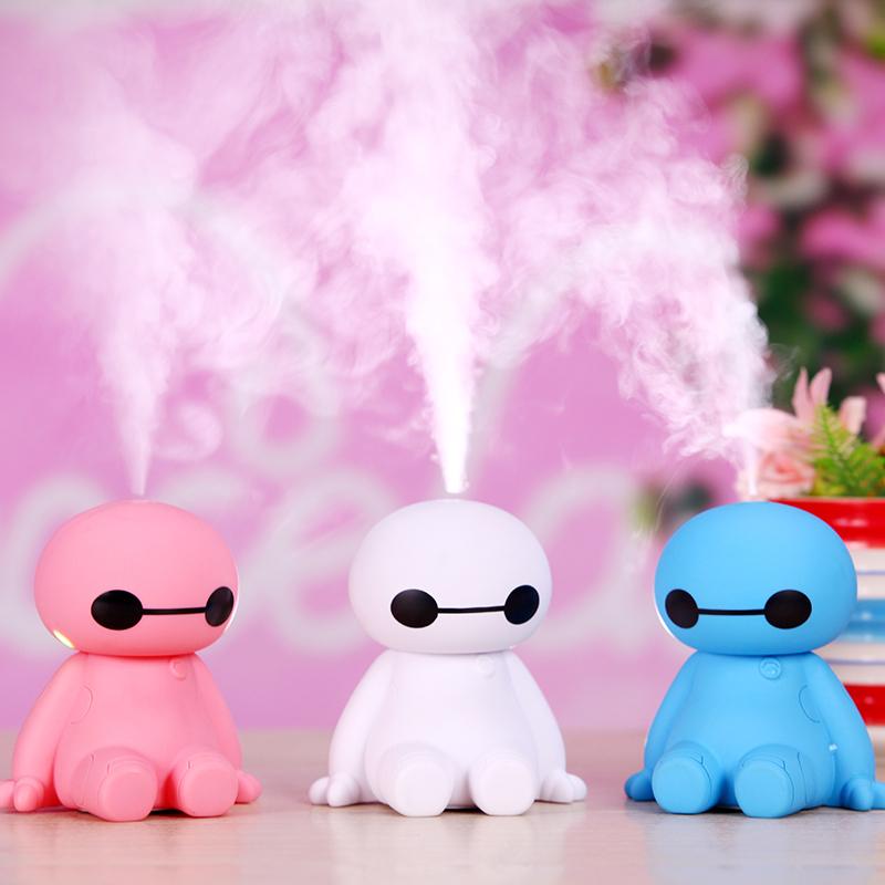 120Ml Hoạt Hình USB Máy Tạo Độ Ẩm Không Khí Cho Gia Đình Siêu Âm Thanh Xe Hơi Phun Sương Tạo Mini Văn Phòng Của Máy Lọc Không Khí