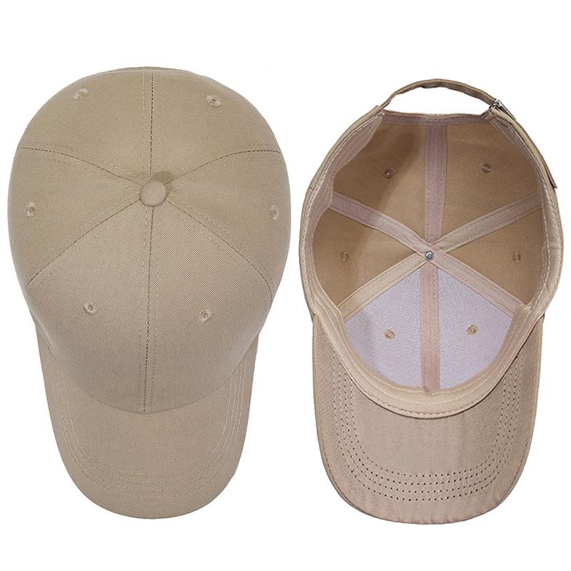 Mũ bóng chày màu đen Mũ bóng nắng Snapback Mũ casquette mũ phù hợp với gorras hip hop mũ cho nam nữ unisex Color: Khaki